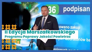 Druga edycja Marszałkowskiego Programu Poprawy Jakości Powietrza