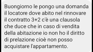 AFFITTO: È VALIDA LA CLAUSOLA CHE NEGA AL CONDUTTORE (INQUILINO) IL DIRITTO DI PRELAZIONE?