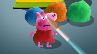 Aprendendo as cores com Massinha Play-Doh com PEPPA PIG | Learn Colors with Peppa