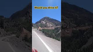 😳 Million Dollar Highway 🛣️ #buslife #vanlife #colorado #milliondollarbaby #fyp #travel