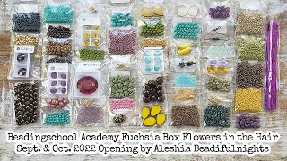 Beadingschool Academy Fuchsia Box Flowers in the Hair Sept. & Oct. 2022 Opening