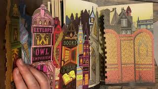 ASMR Casual Flip Through of Harry Potter MinaLima Illustrated Book + Harry Potter Ramble