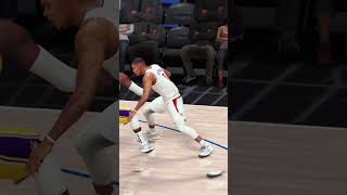 Russell Westbrook REVERSE DUNK!🔥😤 #russellwestbrook #nba2k23 #abegaming #shorts