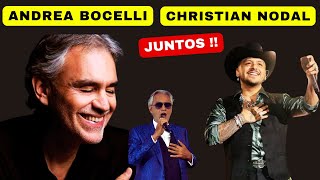 NODAL cantará junto a BOCELLI en ITALIA !! Christian Nodal fue invitado al aniversario de BOCELLI !!