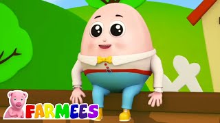 Humpty Dumpty usiadł na ścianie | Muzyka dla dzieci | Farmees Polish | Piosenki dla przedszkolaka