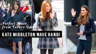 Perfect Wave from Duchess of Cambridge • Kate Middleton born to be Queen