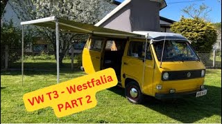 VW T3 Westfalia (vanagon) PART 2 of rebuild (IT started after 6 years of being parked #vw