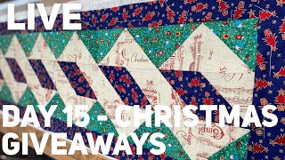 How to make a twisted pole quilt GIVEAWAYS - Christmas 2020