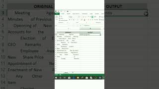 clean messy data in excel #short #shorts #Excel #exceltips #excelworld