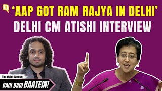 Delhi CM Atishi Interview | 'AAP Got Ram Rajya in Delhi, For Me It Means...' | Badi Badi Baatein