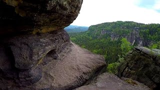 Idagrotte POV Wanderung Sächsische Schweiz 4k Elbsandsteingebirge Frienstein Ida Grotte Gopro 4K HD