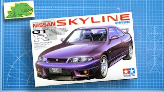 Обзор 1/24 Nissan Skyline R33 GT-R V-Spec (24145) by Tamiya