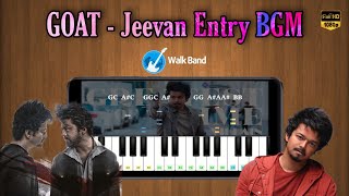 The GOAT - Jeevan Entry BGM in Piano | Thalapathy Vijay | U1