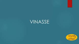 Vinasse Meaning