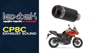 Lextek CP8C Exhaust Sound: Kawasaki Versys 650 (2010-2018)