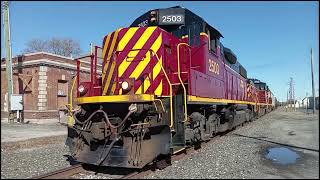 Delmarva Central passing thru Salisbury Maryland . Feb. 13 2023