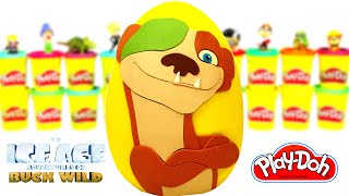 Ovo Surpresa Gigante A Era do Gelo As Aventuras de Buck Wild em Português Massinha Play Doh