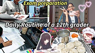 👩‍🏫Preparing for EXAM Daily routine: Full Week in my Life | 12th grade | Pragati shreya ✨️