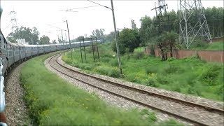 Beautiful curve || Chandigarh to Ambala full journey compilation Indian Railways!!