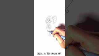 🎉 Have Fun Drawing Luan from The Loud House 🪶🔴Step-by-Step Guide 🖌️#shorts #drawing #RavlykArt