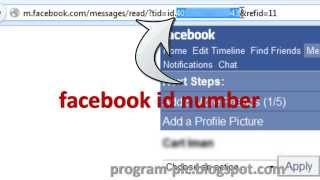 How to Get Facebook ID Number in Facebook Messages