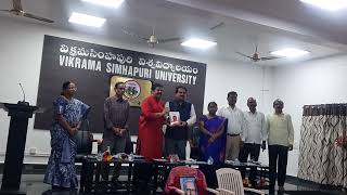 BOOK RELEASING BY HONOURABLE VICE CHANCELLOR PROF.S VIJAYBHASKARA RAO ON THE OCCASSION OF JASUVA