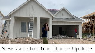 NEW CONSTRUCTION HOME UPDATE! | EXTERIOR UPDATES + DRYWALL IS COMPLETE!