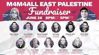 M4M4ALL FUNDRAISER FOR EAST PALESTINE WITH 11 SPECIAL GUESTS!