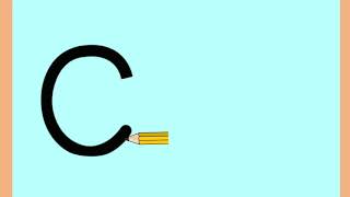 Air Writing Capital Letter C