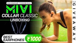 Mivi Collar Classic Unboxing and Review || Best Bluetooth Earphones under 1000