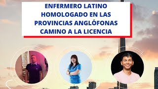 Enfermero latino homologado en las provincias anglófonas camino a la licencia