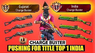 Pushing TOP 1 in Charge Buster | Free Fire Solo Rank Pushing with Tips and Tricks | Episode 01 - RGZ