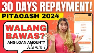 BAGO NA?? 30 DAYS LOAN TERM? AT LOAN AMOUNT NA 25,000 PESOS? SI PITACASH APP 2024 SILIPIN !