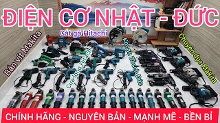 Lô máy mài, máy khoan, máy đục, cưa lọng cắt gỗ, cắt góc Makita - Hitachi - Bosch #hangnhatnoidia