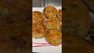 Fish and Potato Cakes |  Recipe on my channel  #fishcake #alootikki #shorts