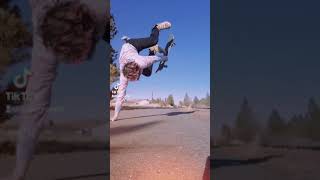 Flatland freestyle skateboarding in Montana