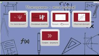 Электронный тренажер. Функции и графики