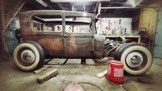 1929 Model A Hot Rod Build Pt.8 Mocking it all up #automobile #hotrod #diy #ford