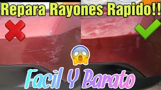 Como quitar Rayones en auto #reparargolpecoche #arreglarimperfectionesenauto #aslotumismo #pulir