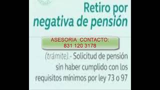 Que es la negativa de pension