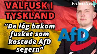 Valfusk avslöjat i Tyskland - kostade AfD valsegern