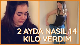 DİYETİSYENSİZ, AMELİYATSIZ,SPORSUZ NASIL 2 AYDA 14 KİLO VERDİM ?