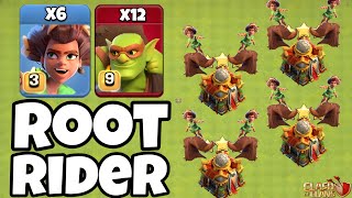 ROOT RIDER ATTACK STRATEGY 2024!! BEST TH16 ATTACK STRATEGY IN CLASH OF CLANS