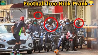 FOOTBALL FREE KICK PRANK ON GIRL'S 2020 | EPIC REACTIONS| BEST FUNNY PRANKS OF INDIA 2020