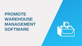 Promote Warehouse Management Software I API2Cart