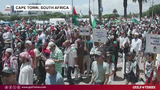 Thousands hold pro-Palestinian rally in Brussels, Cape Town