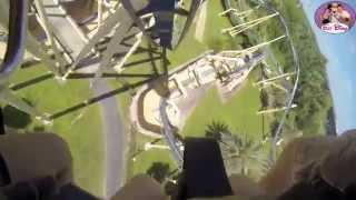 Montu Roller Coaster at Busch Gardens Tampa | Front Seat POV