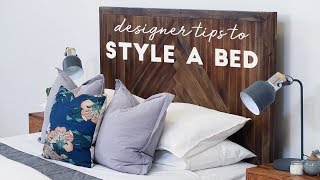 THIS DESIGNER SHARES THE SIMPLEST TRICKS TO MAKE YOUR BED BEAUTIFUL