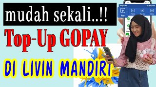 ✅ Cara TOP UP Gopay lewat Mandiri Online Livin || isi saldo Gopay di New Livin Mandiri Terbaru