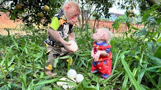 Bibi surprises Lala when he takes her to harvest duck eggs!